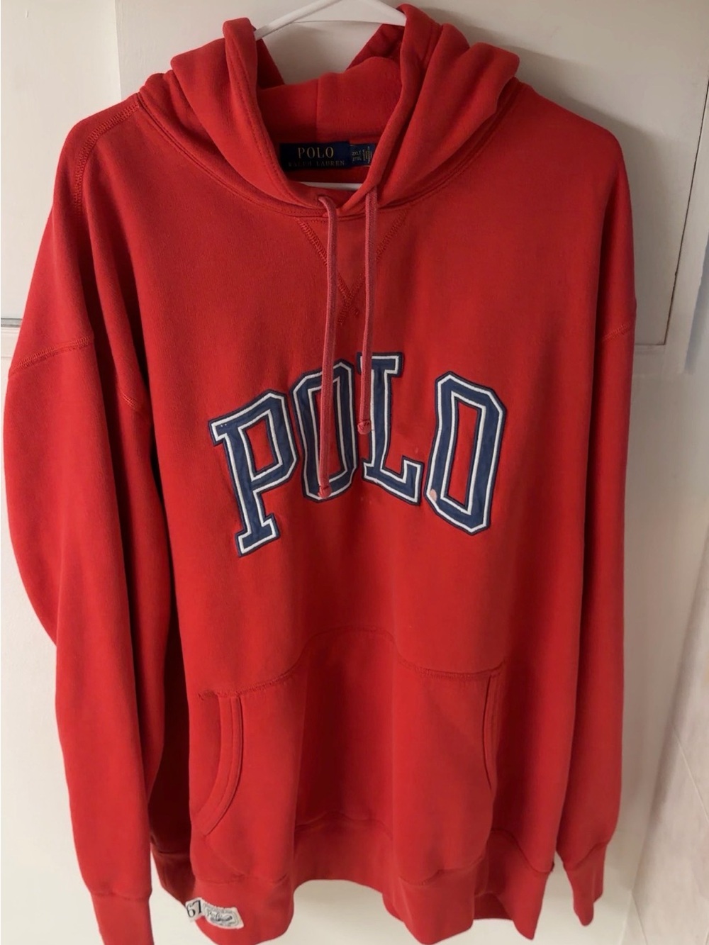 Polo Ralph Lauren Logo Red Hoodie